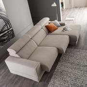 Divano Bruce con chaise longue: cm 281 (piedini cromati non disponibili)