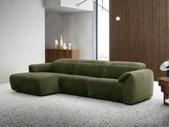 Divano moderno con meccanismo relax Marvel in versione con chaise longue