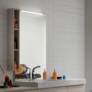 Mensola contenitore per bagno Atlantic Slim in nobilitato 210 Seta