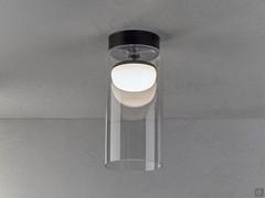 Modello da soffitto media con struttura nero opaco