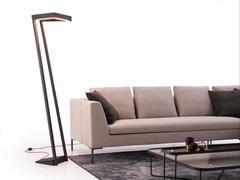 Lampada da terra design nera Iceland