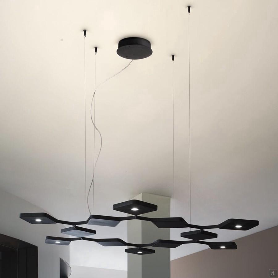 Lampada di design Quad luce a biemissione