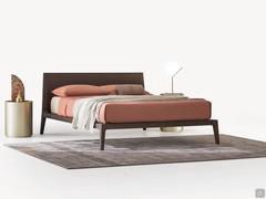 Letto in legno con struttura sottile Oscar, finitura legno Fashion Wood