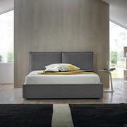 Letto imbottito in tessuto sfoderabile Tamarino dal design giovane e contemporaneo