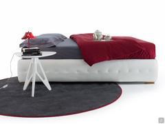 Letto sommier More&Plus con giroletto bombato capitonné