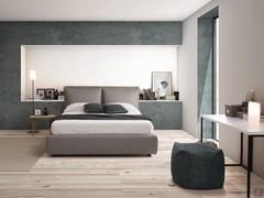 Letto Blend con testiera reclinabile dallo stile moderno e giovane