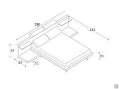 Letto Jalisco - dimensioni