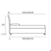 Dimensioni specifiche del letto Easton