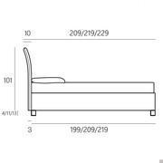 Dimensioni specifiche del letto Hamlin