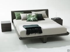 Letto Flight dal design moderno e originale con particolare effetto sospeso (finitura non disponibile)