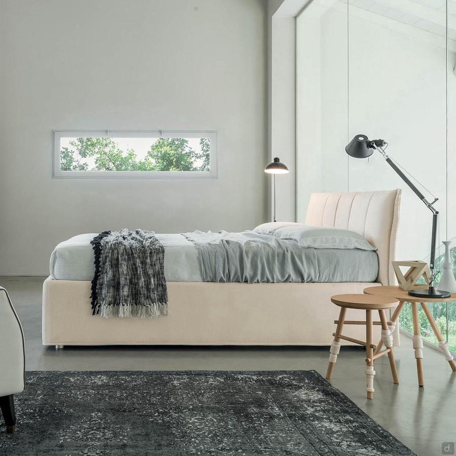 Letto matrimoniale con box contenitore Easton