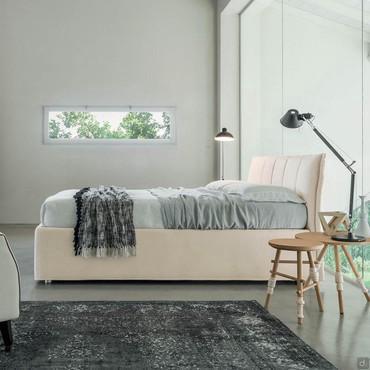 Letto matrimoniale con box contenitore Easton