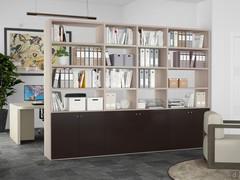 Libreria componibile bifacciale Almond p.45,6