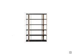 Libreria free-standing stile minimal in metallo Sintesi