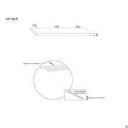 Specifiche tecniche della mensola Way - spessore cm 6