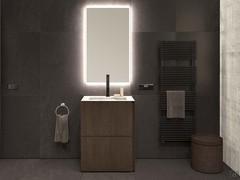 Mobile bagno compatto cm 67,4 Etoile con 2 cassettoni in appoggio a terra