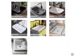 Mobile bagno Atlantic Incasso soprapiano p.50 - Modelli lavabo