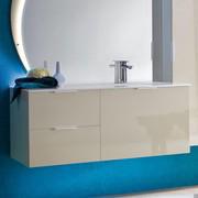 Mobile bagno con vasca laterale N15 Atlantic - finitura laccato lucido J1 Corda