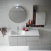 Mobile bagno con lavabo mod.Bliz in mineralmarmo e basi in nobilitato special igloo