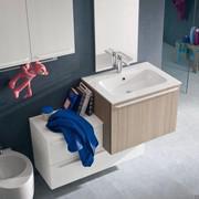 Mobile bagno con 1 cestone Atlantic completo di lavabo consolle Bliz (maniglia non disponibile)