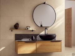 Mobile bagno con lavabo e specchio N99 - Frame