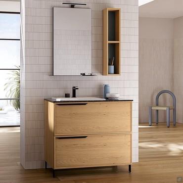 Mobile bagno in legno chiaro N111 Frame