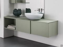 Mobile bagno Atlantic profondità 45 cm con maniglia cod.16- verticale a tutta altezza