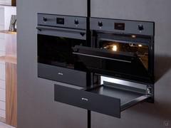 Doppio forno Smeg con vassoio scaldavivande