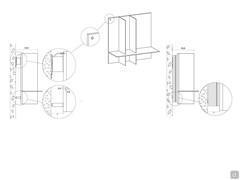 Parete attrezzata Royal 02 - Dimensioni specifiche pannelli boiserie