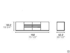 Porta tv Start - dimensioni