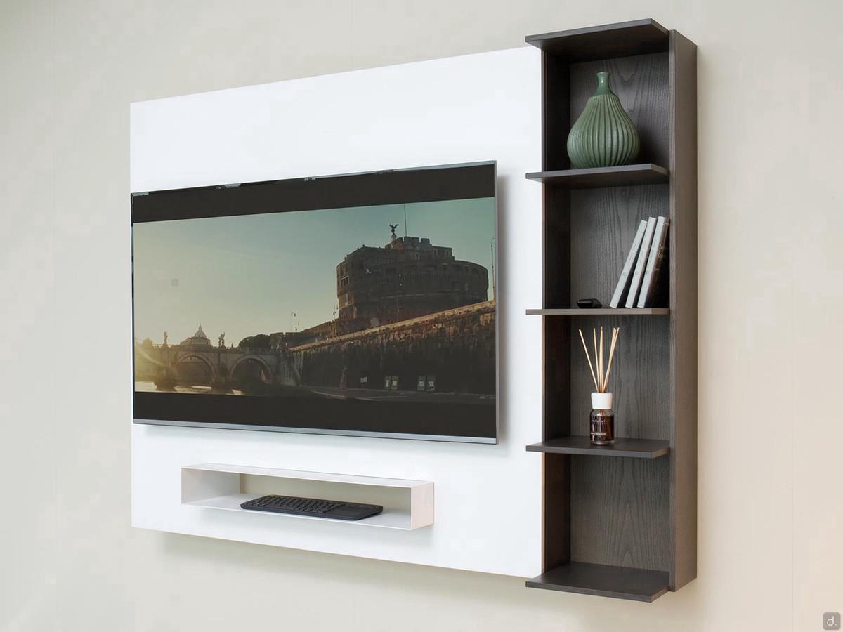 Porta tv orientabile con libreria Smart