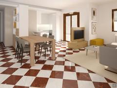 Progettazione 3D Open Space - render 