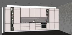 Progettazione 3D Cucina - vista cucina