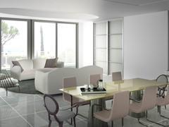 Progettazione 3D Open Space - render