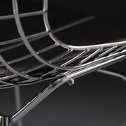 Stuhl Wire Chair von Harry Bertoia aus verchromten und geschweißten Rundeisen 