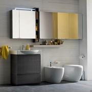 Specchiera bagno con contenitore Simply