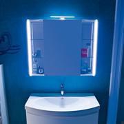 Specchiera contenitore da bagno Fairy con vani a giorno laterali