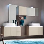 Specchio per bagno con luce applicata Wap con faretto July