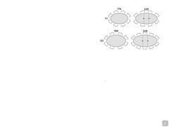 Tavolo con piano ellittico Saarinen - Schema posti tavolo