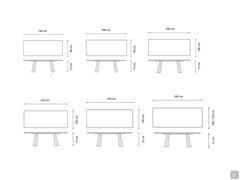 Schema dimensionale dei piani rettangolari