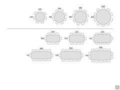 Tavolo Pivot di Bonaldo - Schema posti tavolo