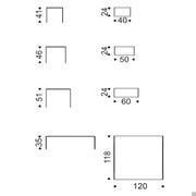 Modelli e Dimensioni del tavolino Kitano di Cattelan