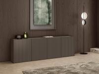 Enfilade sur mesure Lounge en modèle C 290 cm avec 4 portes