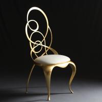 Chaise avec dossier de design Ghirigori
