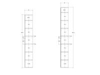 Module de rangement Lounge - Espacement des Étagères