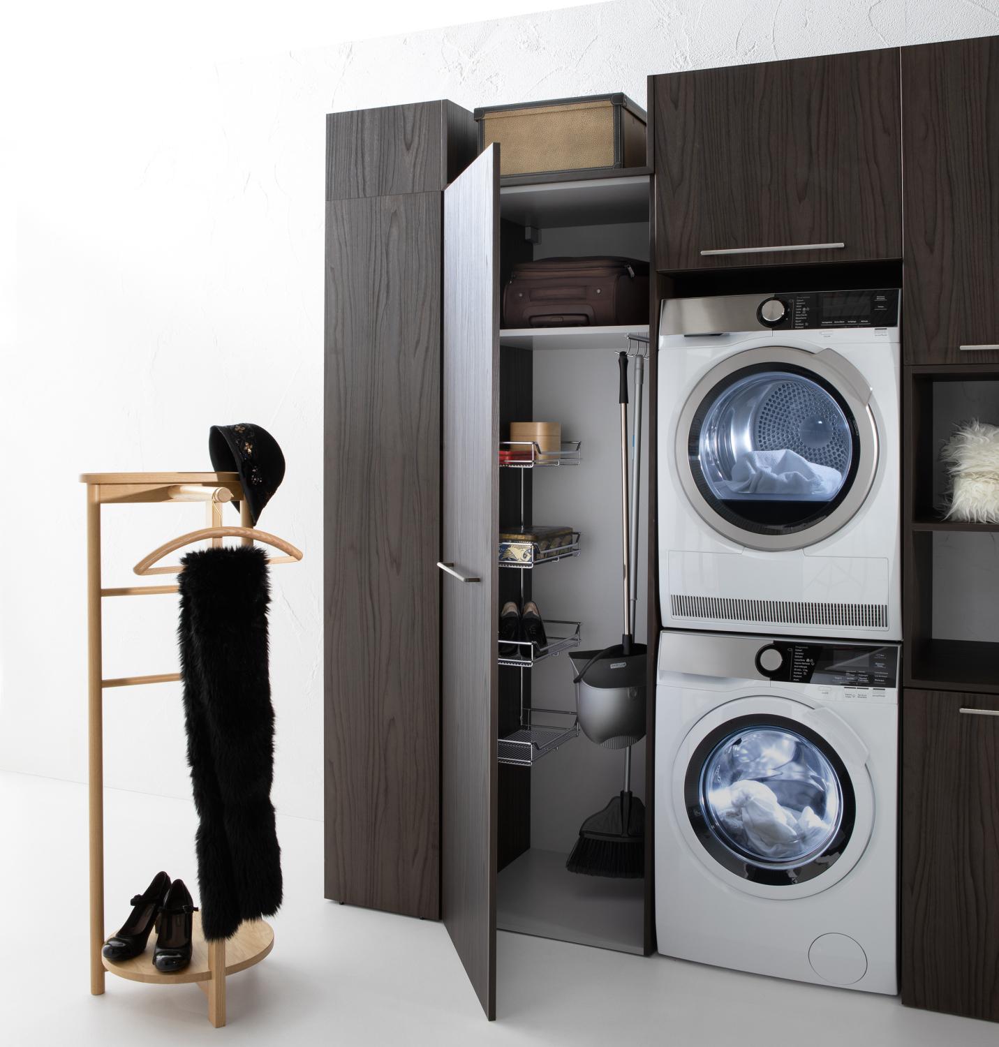 Mobile lavanderia con cassetti per lavatrice STORE 04 - Gruppo