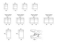 Modularità elementi terminali e chaise longue contenitore