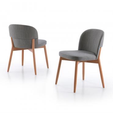 Sophos modern chair upholstered in fabric