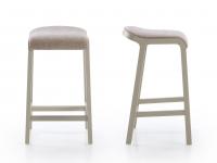 Bryanna backless high stool ideal for modern kitchens with a snack-bar corner