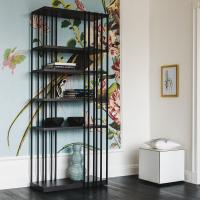 Arsenal double-sided bookcase by Cattelan with high shelves